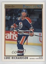 1991-92 O-Pee-Chee Premier Luke Richardson #46 1k3