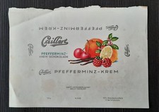 Schokoladenpapier "Cailler Pfefferminz-Krem-Schokolade" Sarotti AG Berlin 
