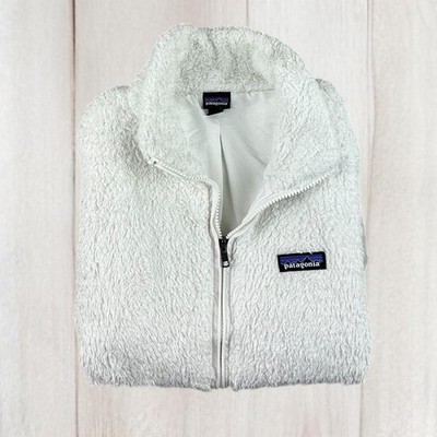 Vintage Patagonia White Full Zip Fleece Gilet
