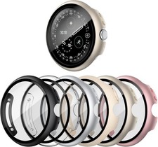 6-Pack Hard PC Shockproof Bumper Case for Google Pixel Watch 4 41mm with Protect