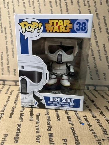 Funko Pop! Vinyl: Star Wars - Biker Scout #38 With Protector
