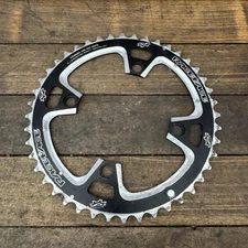 Race Face Chainring 44T 104 BCD 4-Bolt 9-Speed Black Ramped Shift Tech Canada