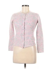 Michel Klein Women Pink Cardigan 38 french