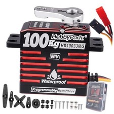 Waterproof 1380oz-in 100KG Servo 16.8V HV Servo High Torque Servo Brushless