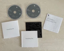 Apple 13” inch MacBook Pro Mac OS X 10.6 Install Applications 2 Disc DVD Sticker