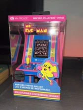 My Arcade Ms. Pac-Man Micro Player Pro Portable Retro Arcade Game New