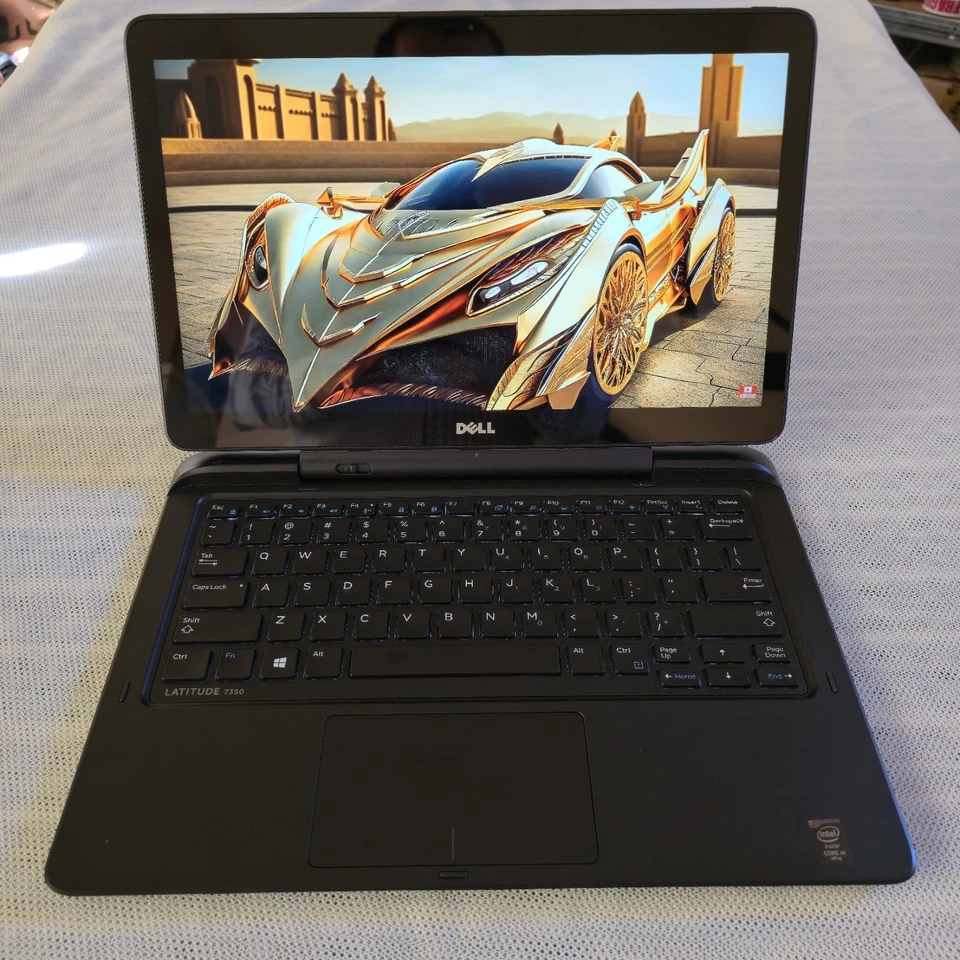 Dell Latitude 7350 laptop-tablet, Intel Core M, 13.3",Wind 11,512Gb SSD,8Gb RAM - Image 3 of 4