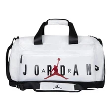 Air Jordan VELOCITY Gym Travel Duffle Bag, White  (LARGE, 69L) LM0168-001