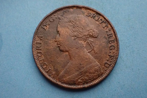 1861 Victoria Half Penny — photo from the most recent tracked eBay sale