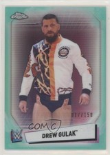 2021 Topps Chrome WWE Aqua Refractor 17/150 Drew Gulak #15 0c6