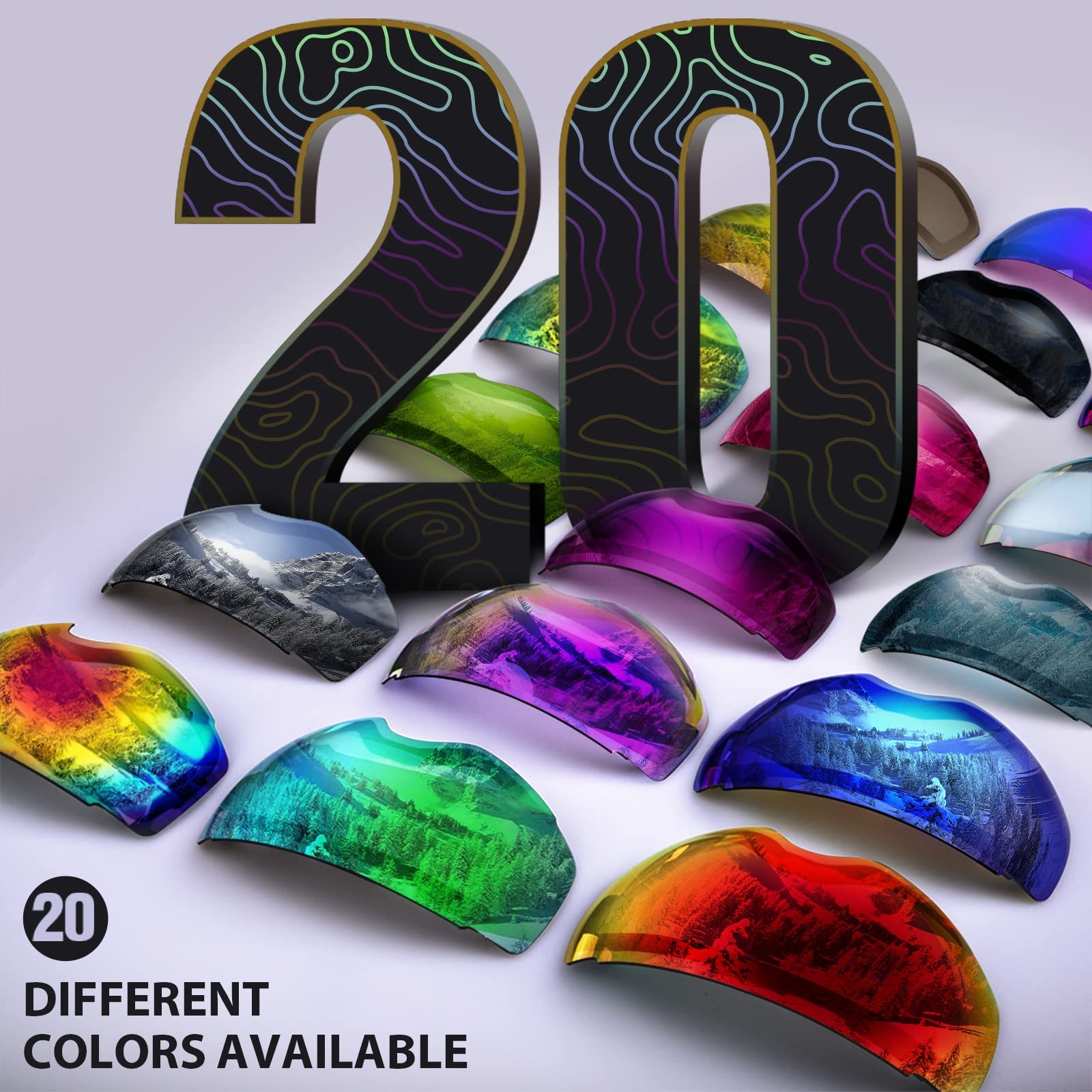 OutdoorMaster Ski Goggles PRO - Frameless, Interchangeable Lens, 100% UV400