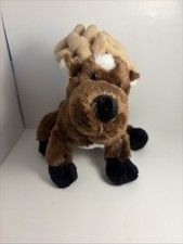 Ganz Webkinz Plush Reindeer Brown Stuffed Animal Toy HM137 NO CODE