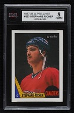 1987-88 O-Pee-Chee Stephane Richer #233 KSA 8 0sc3