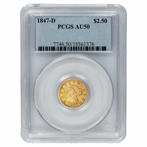 1847-D Liberty Quarter Eagle — photo from the most recent tracked eBay sale