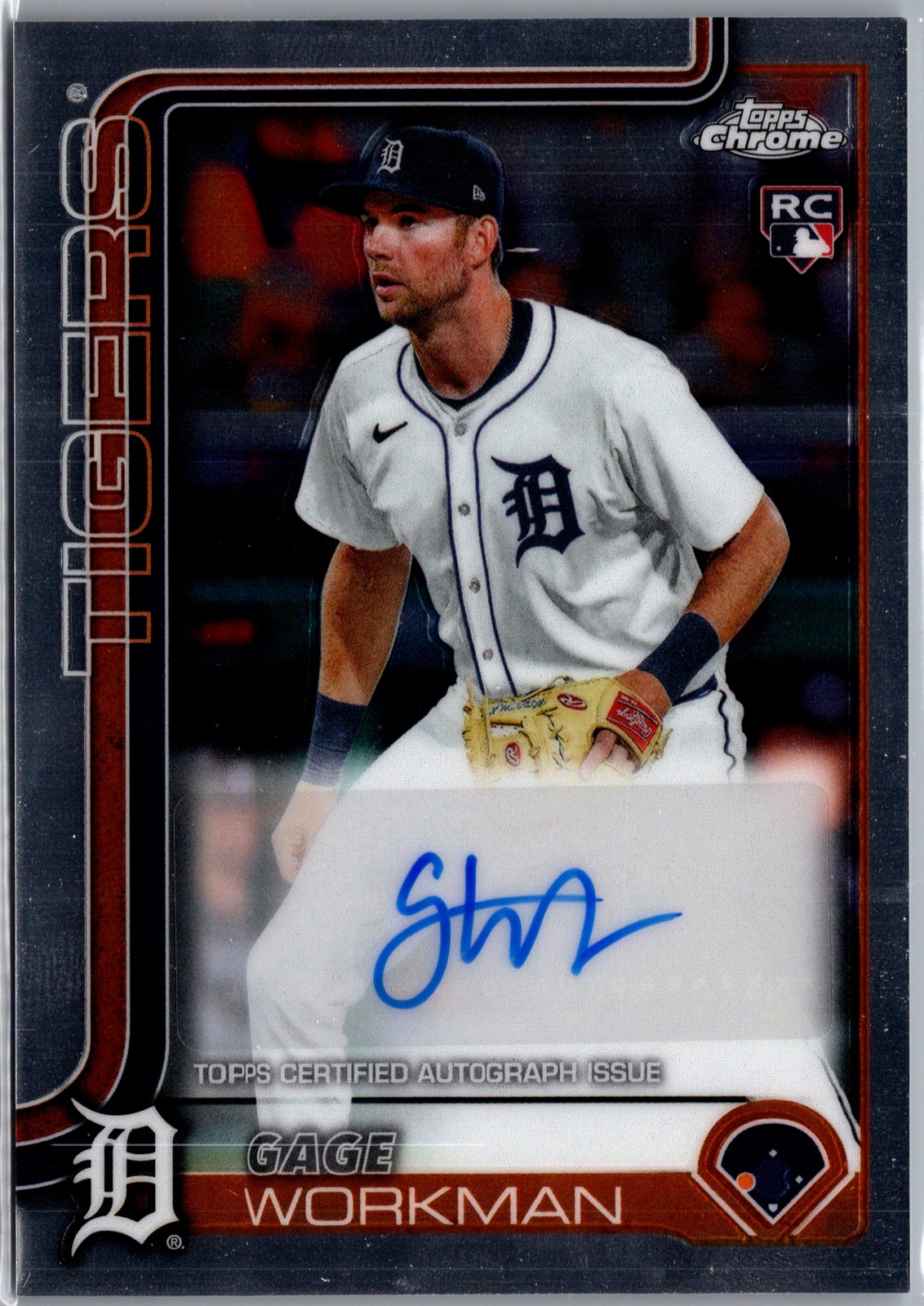 2025 Topps Update #US118 Gage Workman Real Ones Autographs