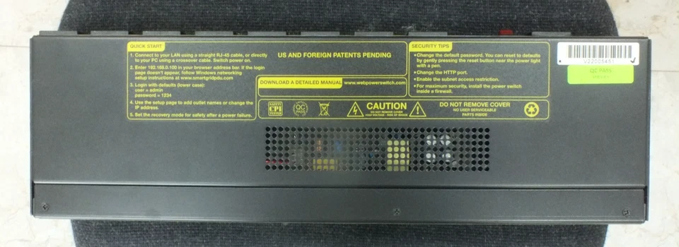 DIGITAL LOGGERS SMART POWER SWITCH ETHERNET POWER CONTROLLER - Image 3 of 4