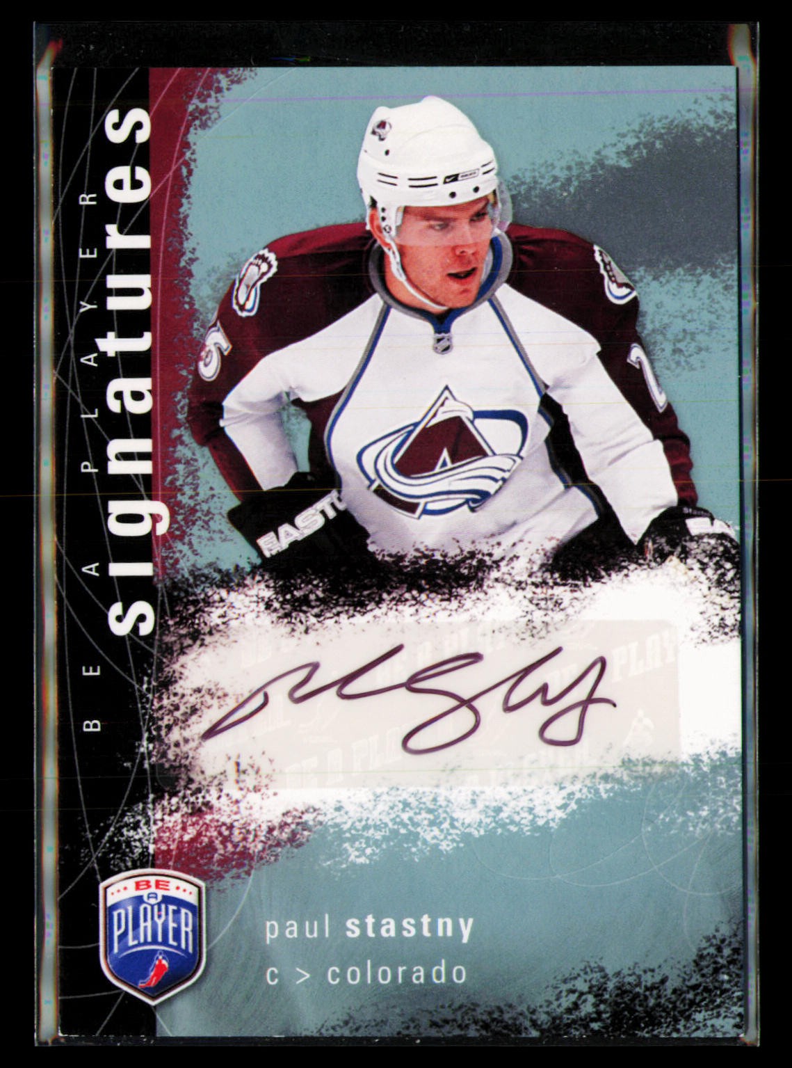 2007-08 Upper Deck Be a Player #S-PS Paul Stastny Signatures