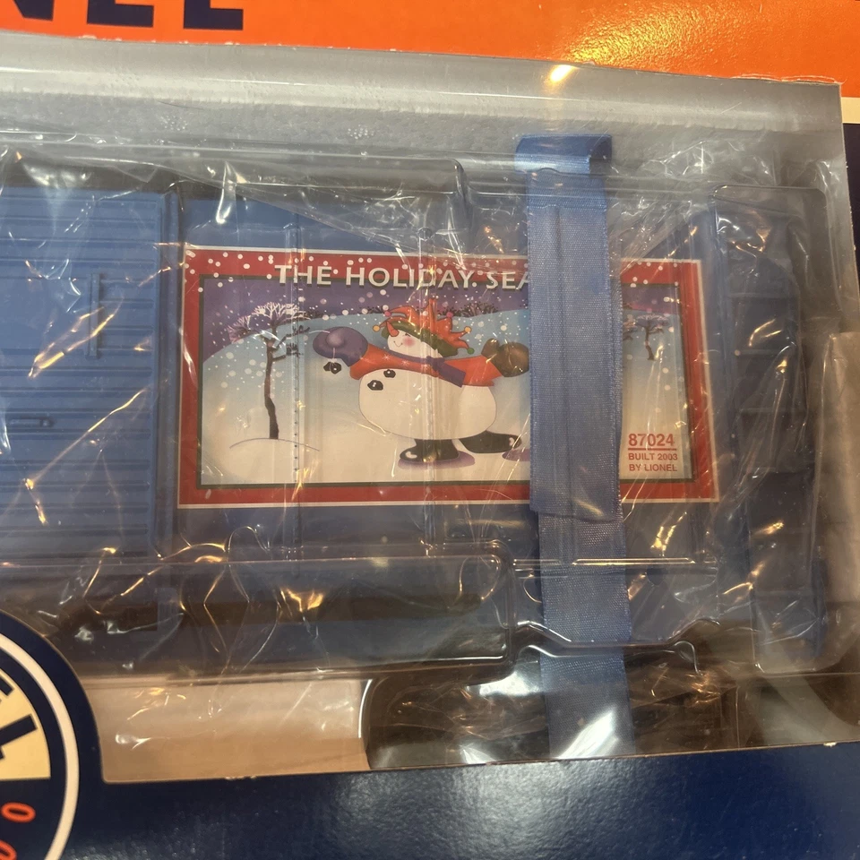 Lionel 8-87024 Christmas 2003 Large Gauge (G Gauge) 40’ Boxcar, New, Rare! - Image 3 of 4
