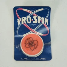 Vintage 80's Orange/White YoYo Pro Spin Stinger Duncan Sales & Promo NIP