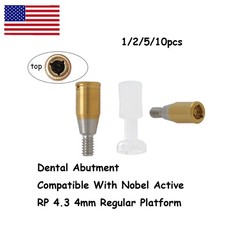 Locator Abutment for Nobel Active Conical RP Implants For Overdenture Retention