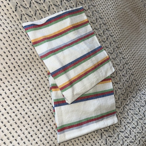Set 2 Vintage Williams Sonoma Martex Cotton Kitchen Tea Towel Julie Haas Design - Picture 4 of 4
