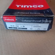 1000 x Timco Collated Metal Stud Plasterboard Screws 3.5 x 32  Free P&P.