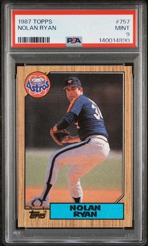 1987 Topps Nolan Ryan #757 PSA 9 MINT Houston Astros HOF