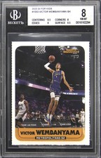2023 SPORTS ILLUSTRATED FOR KIDS VICTOR WEMBANYAMA BGS 8