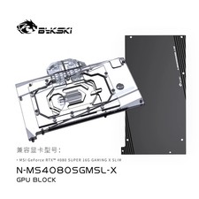 Bykski GPU Water Block Use for MSI RTX 4080 Super GAMING X SLIM N-MS4080SGMSL-X
