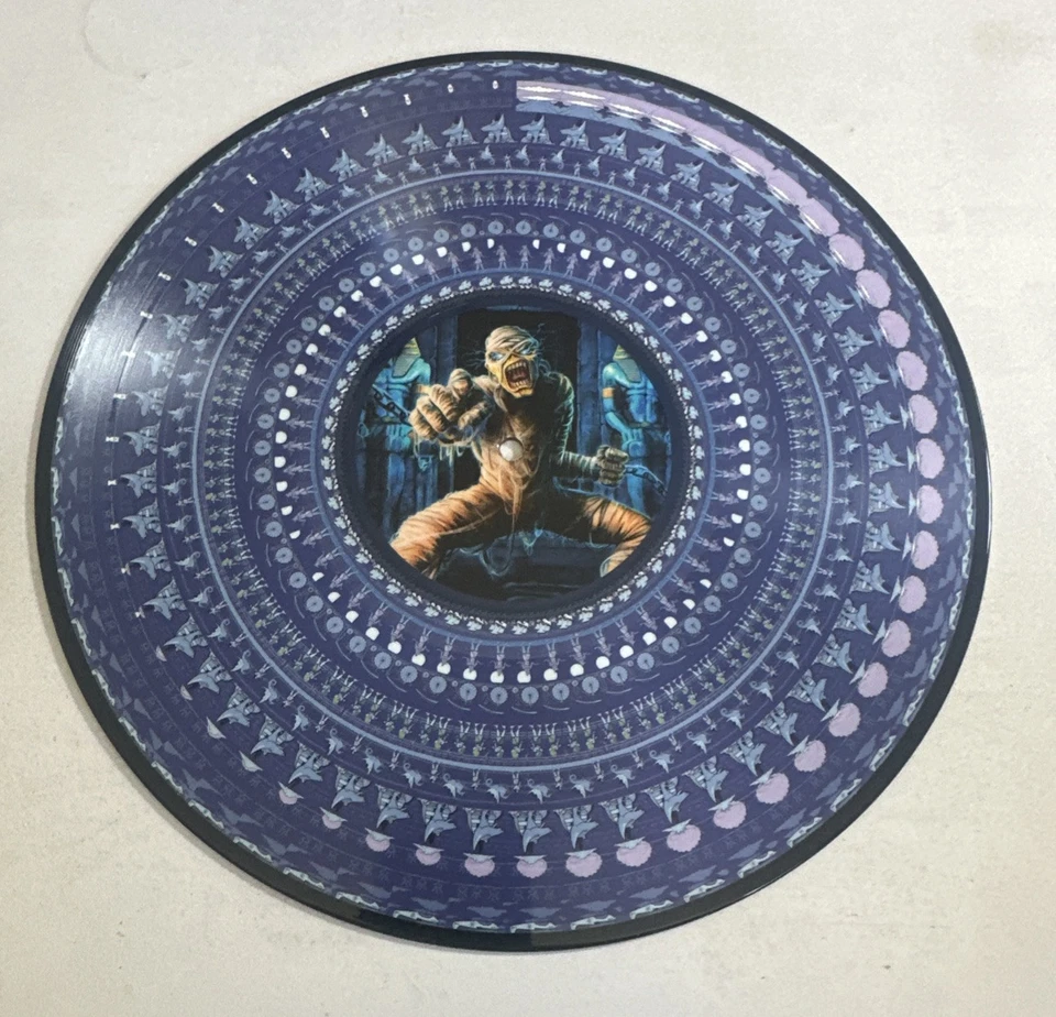 Iron Maiden - Powerslave - 40th Anniversary 2024 Zoetrope Picture Disc Vinyl LP - Image 4 of 4