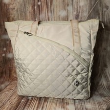 NWT Pickleball Tote Bag w/Fence Hook, Quilted Holds 3-4 paddles/shoes/wet pocket