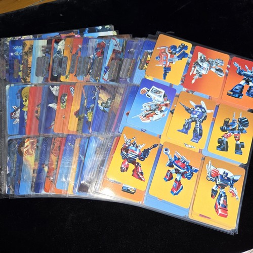 MINT 1985 TRANSFORMERS ACTION CARDS HASBRO Complete 192 Card Set 23 sticker - Picture 18 of 19