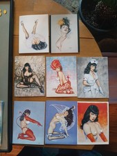 Rare Betty Page Greeting Cards Erotic Art By Olivia De Berardinis