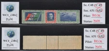 WC1_23802.ITALY. 1933 BALBO'S CRUISE stamp. Sc. C49. Pilot: RECA. MNH