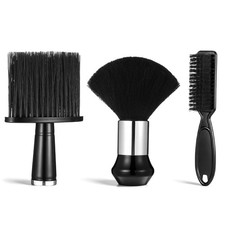 3pcs Barber Brush Neck Duster Professional Barber Brush Set Hair Cutting