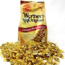 Werther’s Original Hard Caramel Bulk Candy, Individually Wrapped (4 Pound Bag)