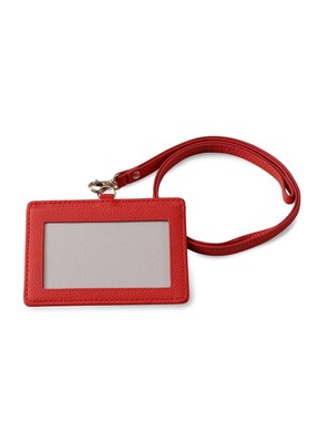 Business Nestle Factory ID Card Holder Horizontal Book Leather ID Case ID C 73