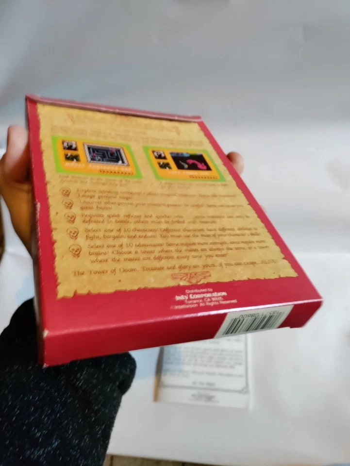 Tower of Doom (Intellivision, 1987) With Game, Box and Manual, Minty! - Image 2 of 4