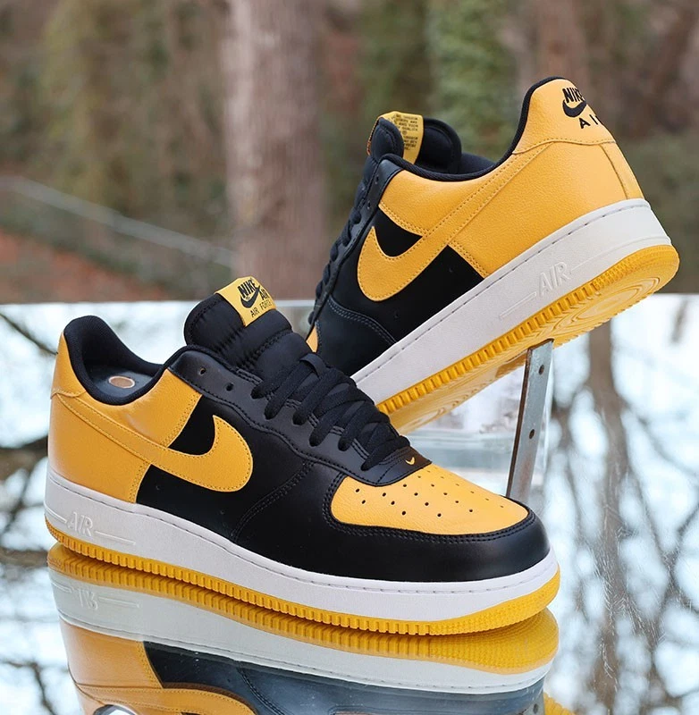 Nike Air Force 1 Low Black Gold 2018 for Sale | Authenticity
