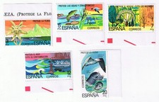 Stamps Spain 1978 #2096-2100 Nature Protection MNH VF