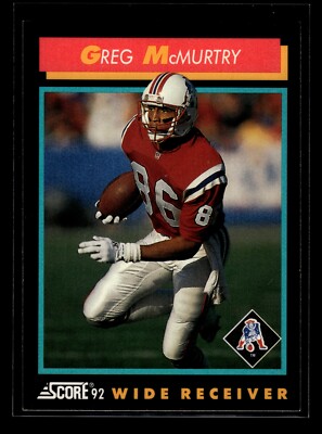 1992 Score #403 Greg McMurtry (EX)(FTB)