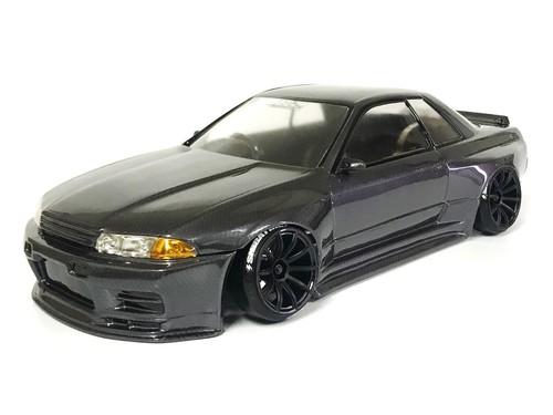 R31HOUSE R31W437 R32 SKYLINE ACTIVE CARBON-R Clear Body Set 1/10 ONLY BODY - Picture 2 of 7