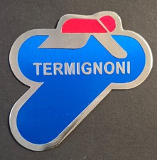 Termignoni Auspuff Aufkleber • hitzefest für Carbon • Aluminium Plakette Schild