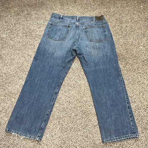 Eddie Bauer Jeans Mens 38x30 (37 X 29) Straight Fit Medium Washed Denim - Picture 12 of 15