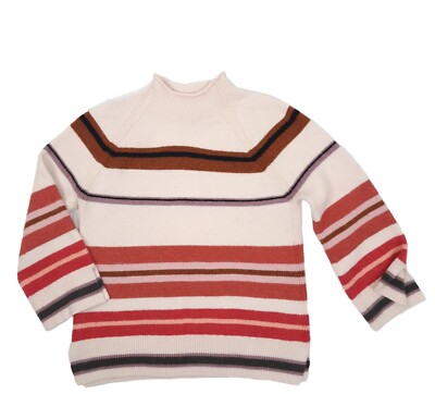 Ann Taylor LOFT Sweater Womens Medium Petite Mock Neck - Main Image