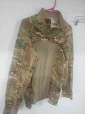 OCP MULTI-CAM TACTICAL COMBAT SHIRT *MEDIUM* FLAME RESISTANT, 1/4 ZIP, USA Made