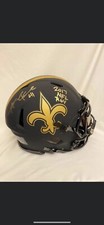 Alvin Kamara Autographed Saints Eclipse Speed Authentic Helmet Beckett COA