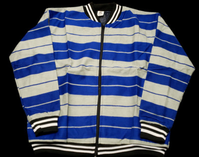 Chicano Chicana Charlie Brown Blue Gray  Pattern  Serape Jacket  Biker Lowrider