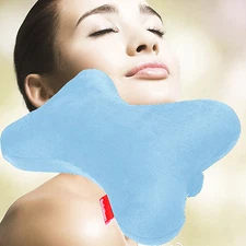 Dog Bone Car Neck Pillow Head Rest Memory Foam Travel Road Trip Posture Support