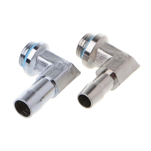 PC Water Cooling System Part G1/4 Thread 90 Degree Elbow Pipe Connector Hot - Afbeelding 8 van 10